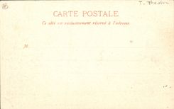 Vintage Postcard Theater Dejanire decides Yole has to flee Hercules