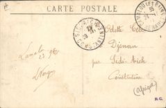 Vintage Postcard Theater Beziers Theater of the arenas the slaves Marcus dies striking by Semia