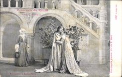 Postal Teatro Francesca DA Rimini