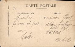 Vintage Postcard Theater Paris Gymnasium these Sirs