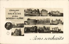 Vintage Postcard Castles of Touraine and the Countries of the Loire