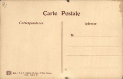 Postal Fantasia Ilustrador Hansi antes de la batalla de la Marga Militaria