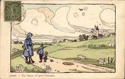 CPA Fantaisie Illustrateur Hansi En Alsace