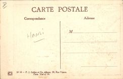 Vintage Postcard Fantaisie Illustrator Hansi One expects Cheneral Gosses of Alsace Enfants