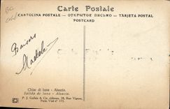 Vintage Postcard Fantasy Illustrator Hansi Alsace Rising of the moon in Alsace