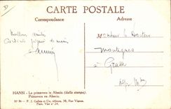 CPA Fantaisie Illustrateur Hansi Alsace Le printemps en Alsace