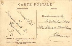 CPA Fantaisie Illustrateur Hansi Alsace Enfant Yerri