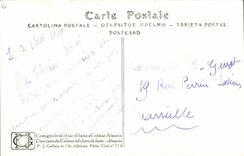 CPA Fantaisie Illustrateur Hansi Alsace Pignon au clair de lune a Colmar Alsace 