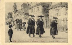 Vintage Postcard Fantasy Illustrator Hansi Alsace Those which do not forget