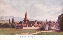 CPA Fantaisie Illustrateur Hansi Alsace Kienzheim