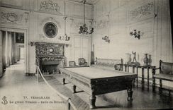 CPA Billard Versailles le chateau Salle de billard de Napoleon 1er