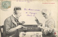 Vintage Postcard the part of Jacquet