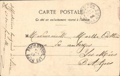 Vintage Postcard the plays Cup-and-ball Jacquet Woman