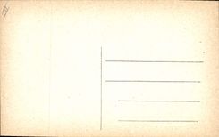 Vintage Postcard Fantasy Illustrator Man Cemetery