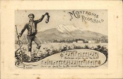Vintage Postcard Montagnas Regalades
