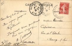 CPA Militaria Chasseurs alpins En raquettes