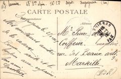 CPA Militaria Chasseurs alpins au repos 