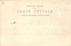 Postal Militaria Cazadores alpestres Batería alpestre sobre la carretera vuelta de los Alpes