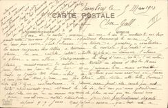 CPA Militaria Chasseurs alpins Marches d'hiver