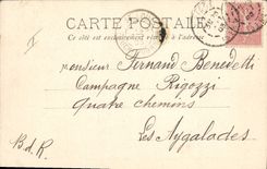 CPA Militaria Chasseurs alpins en manoeuvres dans les Alpes Glissade sur le glacier d'Arsine