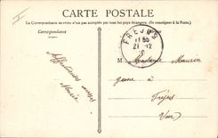 Vintage Postcard Militaria Alpine hunters in operations (drying of linen)