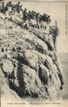 Vintage Postcard Militaria Alpine hunters In the Alps operations of a part of mountain