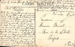 Vintage Postcard Militaria Alpine hunters Operations of winter