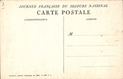 CPA Militaria Secours National 