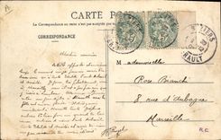 Vintage Postcard Theater the Heretics Grand opera in 3 acts represents with the arenas of Beziers 1905