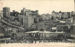 Vintage Postcard Theater Heretics Grand opera in 3 acts Arenas of Beziers