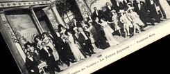 CPA Theatre des Varietes La VEuve Joyeuse Troisieme acte 