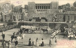 CPA Theatre Parysatis Dieulafoy Arenes de Beziers 