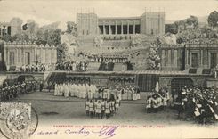 CPA Theatre Parysatis Dieulafoy Arenes de Beziers 