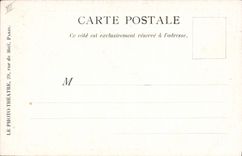 Postal Teatro la boleta Marzo Keroul en la Sra. Heloise Música de habitación