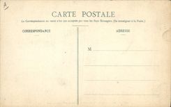 Vintage Postcard Folklore Sablaise Mule Donkey