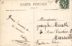 Vintage Postcard Child Dominos