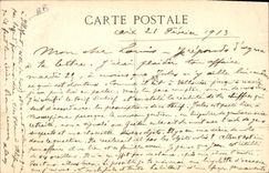 Vintage Postcard Carnival of Aix in Provence merry dominos on mobile lottos broken down Car