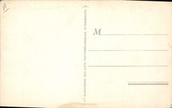 Vintage Postcard part of dominos