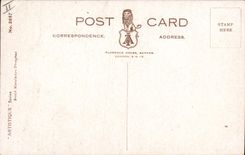 Vintage Postcard Fantasy Illustrator My wife