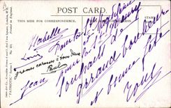 Vintage Postcard Fantasy Illustrator Fred Spurgin England' S Might Militaria