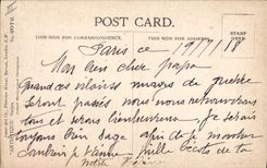 Vintage Postcard Fantaisie Illustrator Child We will find happiness