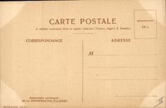 Vintage Postcard Fantasy Flowers Phosphatine Fallieres