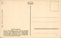 Postal José Haydn