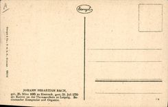 CPA Johann Sebastian Bach