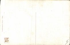 Postal Salón de París Philippar Quinet la lección de arpa