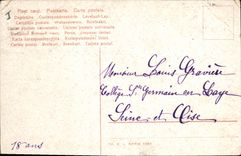 CPA Cochon Porc Enfants