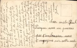 Vintage Postcard Pig Pig Children Happy new year