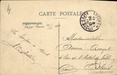 CPA Militaria Chasseurs alpins sur un glacier