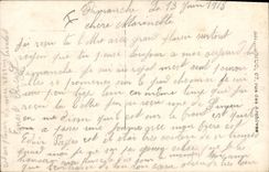 CPA Militaria Chasseurs alpins Marianne 