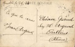 Dauphine Vintage Postcard Militaria Alpine hunters Solid mass of Pelvoux Crossed of the glacier of the Mount of Lans by a battalion